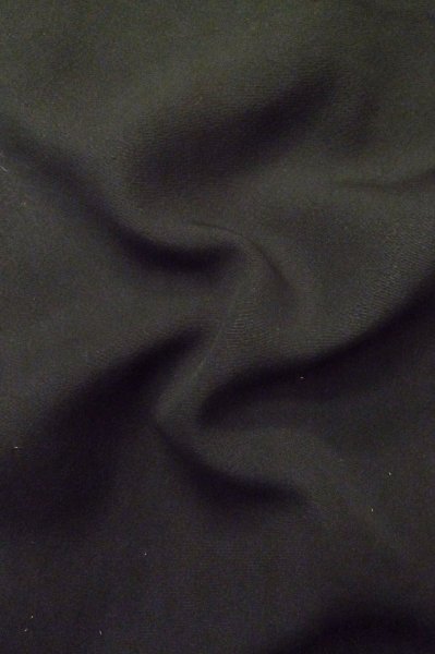 Photo9: P0818Q Vintage Japanese kimono Black MONTSUKI crests for women / Silk. (Grade B) (9)