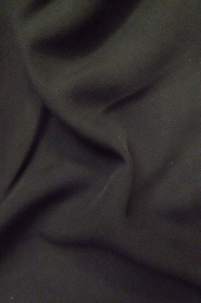Photo10: P0818Q Vintage Japanese kimono Black MONTSUKI crests for women / Silk. (Grade B) (10)