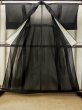 Photo2: P0818R Vintage Japanese kimono Black MONTSUKI crests for women / Silk. (Grade D) (2)