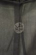 Photo3: P0818R Vintage Japanese kimono Black MONTSUKI crests for women / Silk. (Grade D) (3)