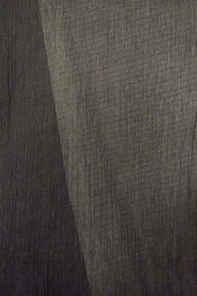 Photo6: P0818R Vintage Japanese kimono Black MONTSUKI crests for women / Silk. (Grade D) (6)