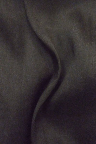 Photo10: P0818R Vintage Japanese kimono Black MONTSUKI crests for women / Silk. (Grade D) (10)