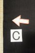 Photo14: P0818R Vintage Japanese kimono Black MONTSUKI crests for women / Silk. (Grade D) (14)