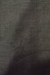 Photo8: P0818S Vintage Japanese kimono Black MONTSUKI crests for women / Silk. (Grade D) (8)
