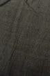 Photo9: P0818S Vintage Japanese kimono Black MONTSUKI crests for women / Silk. (Grade D) (9)