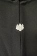 Photo3: Mint P0818T Vintage Japanese kimono Black MONTSUKI crests for women / Silk. (Grade A) (3)
