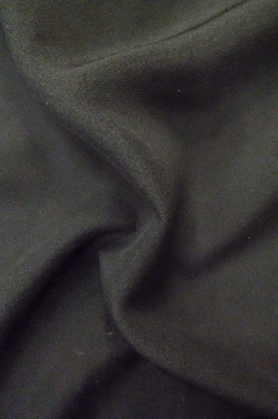 Photo11: Mint P0818T Vintage Japanese kimono Black MONTSUKI crests for women / Silk. (Grade A) (11)