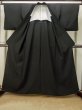 Photo2: Mint P0818U Vintage Japanese kimono Black MONTSUKI crests for women / Silk. (Grade A) (2)