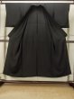 Photo2: P0818V Vintage Japanese kimono Black MONTSUKI crests for women / Silk. (Grade B) (2)