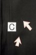 Photo16: P0818V Vintage Japanese kimono Black MONTSUKI crests for women / Silk. (Grade B) (16)