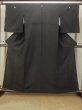 Photo1: Mint P0818X Vintage Japanese kimono Black MONTSUKI crests for women / Silk. (Grade A) (1)