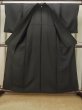 Photo2: Mint P0818X Vintage Japanese kimono Black MONTSUKI crests for women / Silk. (Grade A) (2)