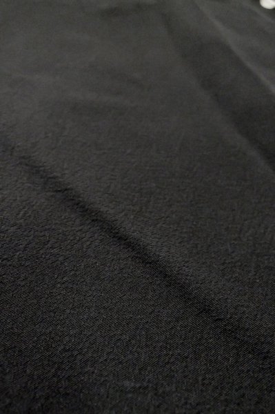 Photo9: Mint P0818X Vintage Japanese kimono Black MONTSUKI crests for women / Silk. (Grade A) (9)