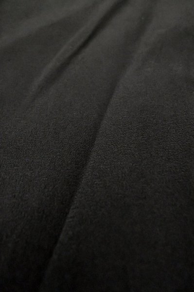 Photo9: P0818Y Vintage Japanese kimono Black MONTSUKI crests for women / Silk. (Grade B) (9)