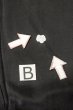 Photo13: P0818Y Vintage Japanese kimono Black MONTSUKI crests for women / Silk. (Grade B) (13)