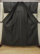 Photo2: P0818Z Vintage Japanese kimono Black MONTSUKI crests for women / Silk. (Grade B) (2)