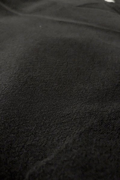 Photo7: P0818Z Vintage Japanese kimono Black MONTSUKI crests for women / Silk. (Grade B) (7)