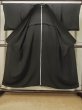 Photo2: Mint P0819A Vintage Japanese kimono Black MONTSUKI crests for women / Silk. (Grade A) (2)