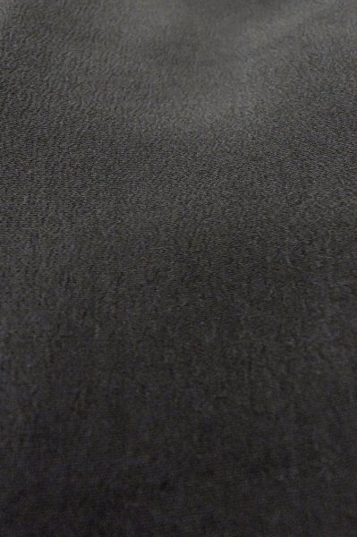 Photo9: Mint P0819A Vintage Japanese kimono Black MONTSUKI crests for women / Silk. (Grade A) (9)
