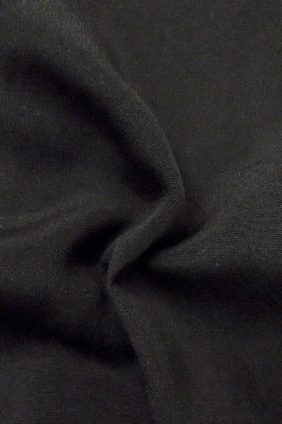 Photo12: Mint P0819A Vintage Japanese kimono Black MONTSUKI crests for women / Silk. (Grade A) (12)