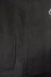 Photo4: P0819B Vintage Japanese kimono Black MONTSUKI crests for women / Silk. (Grade B) (4)