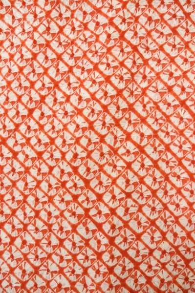 Photo3: P0901B Vintage Japanese kimono Red JUBAN undergarment for women / Silk. Gradation (Grade C) (3)