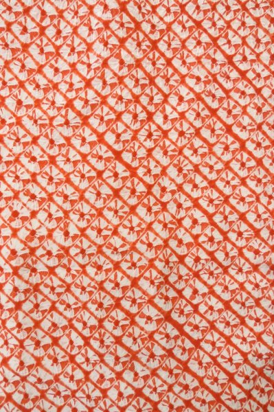Photo4: P0901B Vintage Japanese kimono Red JUBAN undergarment for women / Silk. Gradation (Grade C) (4)