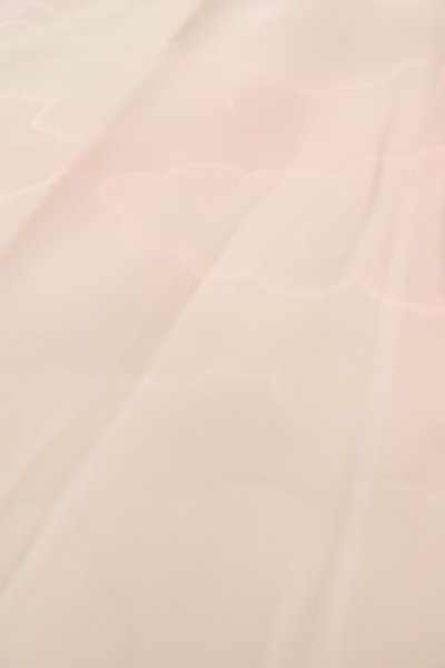 Photo8: P0901C Vintage Japanese kimono Light Pink JUBAN undergarment for women / Silk. Gradation (Grade B) (8)