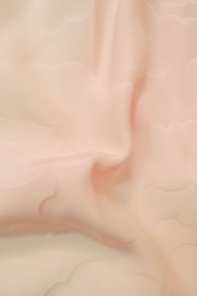 Photo11: P0901C Vintage Japanese kimono Light Pink JUBAN undergarment for women / Silk. Gradation (Grade B) (11)