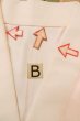 Photo15: P0901C Vintage Japanese kimono Light Pink JUBAN undergarment for women / Silk. Gradation (Grade B) (15)