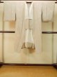 Photo1: Mint P0901F Vintage Japanese kimono Pale Grayish Brown JUBAN undergarment for women / Silk. (Grade A) (1)
