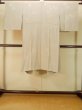 Photo2: Mint P0901F Vintage Japanese kimono Pale Grayish Brown JUBAN undergarment for women / Silk. (Grade A) (2)