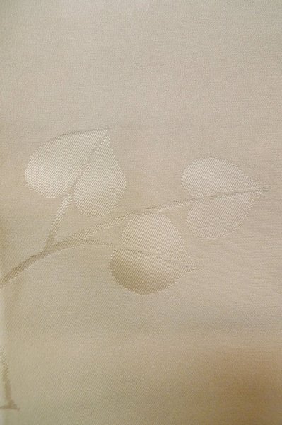 Photo7: Mint P0901F Vintage Japanese kimono Pale Grayish Brown JUBAN undergarment for women / Silk. (Grade A) (7)