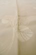 Photo9: Mint P0901F Vintage Japanese kimono Pale Grayish Brown JUBAN undergarment for women / Silk. (Grade A) (9)