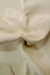 Photo11: Mint P0901F Vintage Japanese kimono Pale Grayish Brown JUBAN undergarment for women / Silk. (Grade A) (11)