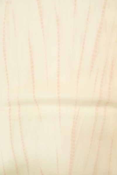 Photo3: Mint P0901H Vintage Japanese kimono White JUBAN undergarment for women / Silk. Line, Clamp and tie dyed patterns (Grade A+) (3)