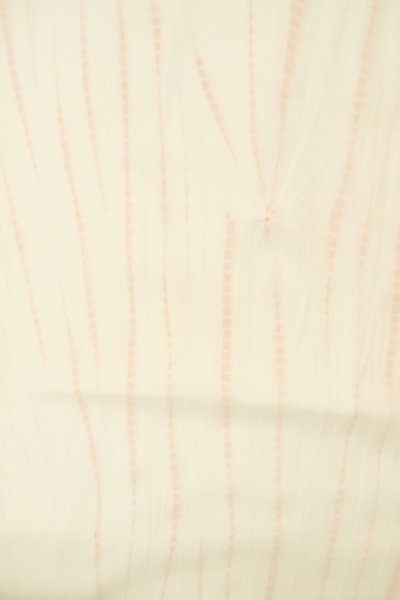 Photo4: Mint P0901H Vintage Japanese kimono White JUBAN undergarment for women / Silk. Line, Clamp and tie dyed patterns (Grade A+) (4)