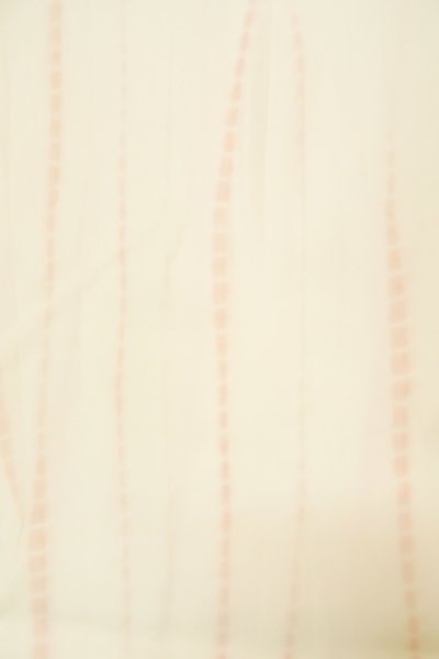 Photo5: Mint P0901H Vintage Japanese kimono White JUBAN undergarment for women / Silk. Line, Clamp and tie dyed patterns (Grade A+) (5)
