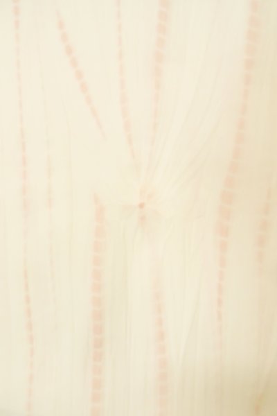 Photo6: Mint P0901H Vintage Japanese kimono White JUBAN undergarment for women / Silk. Line, Clamp and tie dyed patterns (Grade A+) (6)