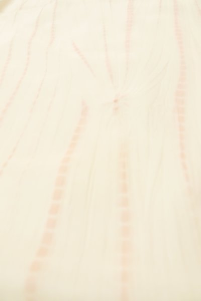 Photo10: Mint P0901H Vintage Japanese kimono White JUBAN undergarment for women / Silk. Line, Clamp and tie dyed patterns (Grade A+) (10)
