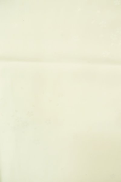 Photo3: P0901I Vintage Japanese kimono Light Teal JUBAN undergarment for women / Silk. SAKURA cherry blossom (Grade B) (3)