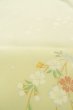 Photo10: P0901I Vintage Japanese kimono Light Teal JUBAN undergarment for women / Silk. SAKURA cherry blossom (Grade B) (10)
