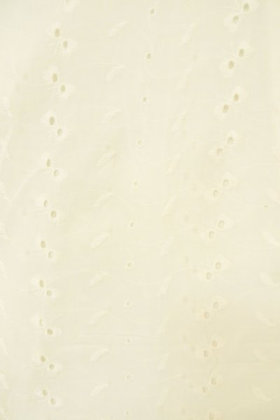 Photo3: P0901J Vintage Japanese kimono White JUBAN undergarment for women / Cotton. Abstract pattern, Lace fabric (Grade B) (3)