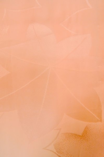 Photo5: P0901K Vintage Japanese kimono Pale Coral JUBAN undergarment for women / Silk. (Grade C) (5)