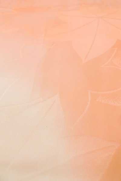 Photo8: P0901K Vintage Japanese kimono Pale Coral JUBAN undergarment for women / Silk. (Grade C) (8)