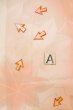 Photo14: P0901K Vintage Japanese kimono Pale Coral JUBAN undergarment for women / Silk. (Grade C) (14)