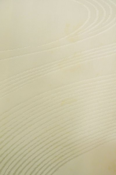 Photo6: P0901L Vintage Japanese kimono White JUBAN undergarment for women / Silk., There is and impression of use. (Grade C) (6)