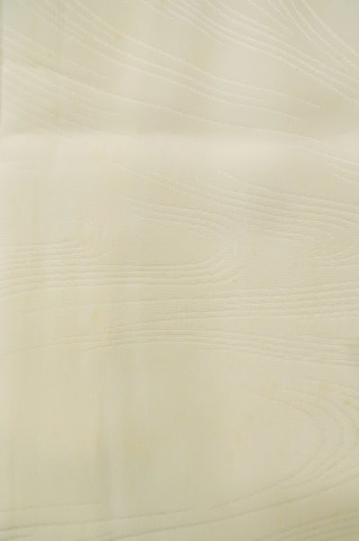 Photo7: P0901L Vintage Japanese kimono White JUBAN undergarment for women / Silk., There is and impression of use. (Grade C) (7)