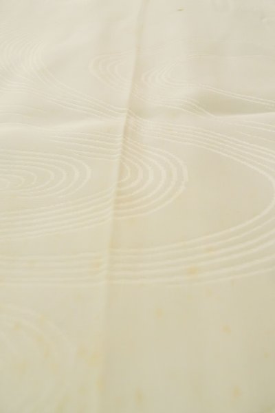 Photo8: P0901L Vintage Japanese kimono White JUBAN undergarment for women / Silk., There is and impression of use. (Grade C) (8)