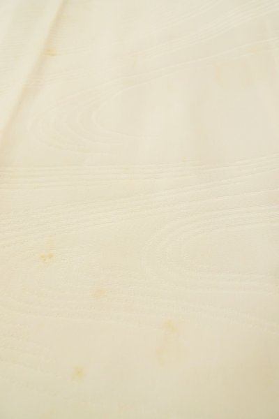 Photo9: P0901L Vintage Japanese kimono White JUBAN undergarment for women / Silk., There is and impression of use. (Grade C) (9)